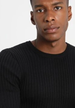 Pier One Strickpullover - Black -Modegeschäft für Herren 046daf91af9e438e9ff2dcf7c07d6ba1