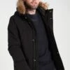 Pier One Parka - Black -Modegeschäft für Herren 089c59e5e5714c19b6a8c41831f85070