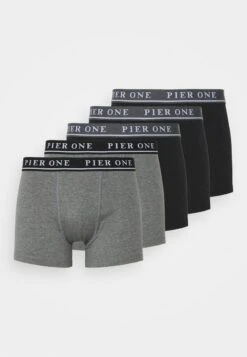 Pier One 5 PACK - Panties - Black/mottled Dark Grey -Modegeschäft für Herren 0bef183125834ec58b4062b836afe5ae 1