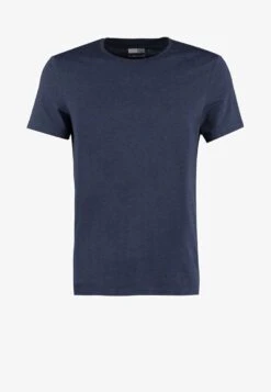 Pier One T-Shirt Basic - Dark Blue Melange -Modegeschäft für Herren 0d592046cd89469590588862f5503431