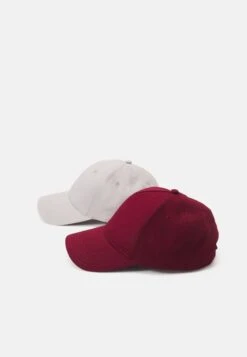 Pier One UNISEX 2 PACK - Cap - Light Grey/berry -Modegeschäft für Herren 0e39235db2624299b18bab214eb1c946