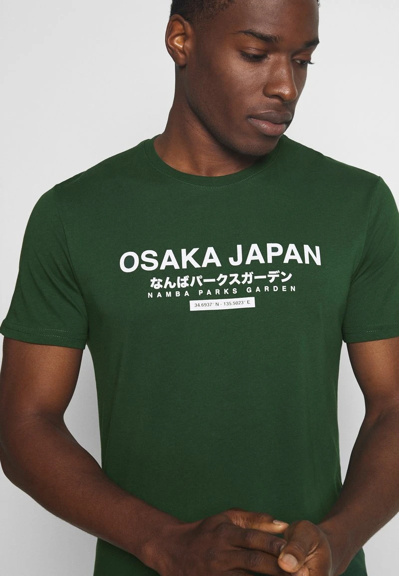 Pier One OSAKA TEE - T-Shirt Print - Green 6 Pier One OSAKA TEE - T-Shirt Print - Green – Bild 4