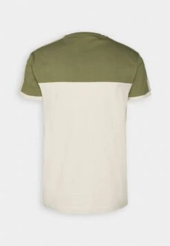 Pier One T-Shirt Print - Khaki/off-white -Modegeschäft für Herren 10559b0cbe7740d59f0b28170b3f5eed