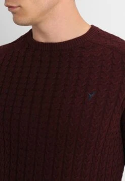 Pier One Strickpullover - Mottled Bordeaux -Modegeschäft für Herren 162911f2c4de420dae07aa04280a17c7
