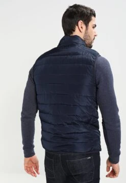 Pier One Weste - Dark Blue -Modegeschäft für Herren 1649f2a7188f4852bbf8c88b9eca1e50