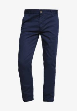 Pier One SLIM FIT CHINO - Chino - Dark Blue -Modegeschäft für Herren 169130dff92040369b07b81ddb7f4bbc