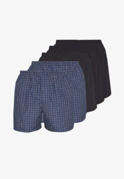 Pier One 5 PACK - Boxershorts - Dark Blue/blue -Modegeschäft für Herren 2073f2768e074b3aab8d5c70fa4a684c
