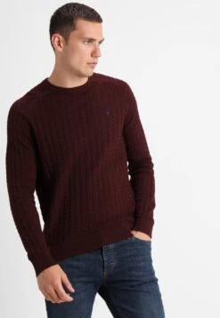 Pier One Strickpullover - Mottled Bordeaux -Modegeschäft für Herren 299f670f1ac044398a81a9d31b2f4776 1