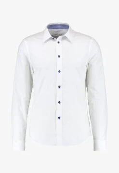 Pier One Hemd - White/blue -Modegeschäft für Herren 2b9d03cd92884ad19608d60ca1b3ea75