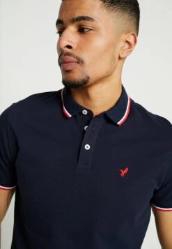Pier One Poloshirt - Dark Blue -Modegeschäft für Herren 2ce1fe81489b4132aeafa02721bff982