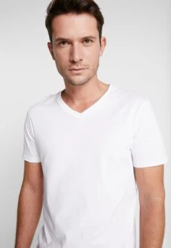 Pier One 3 PACK - T-Shirt Basic - White -Modegeschäft für Herren 30587b014b2141f29e81eb751148debf