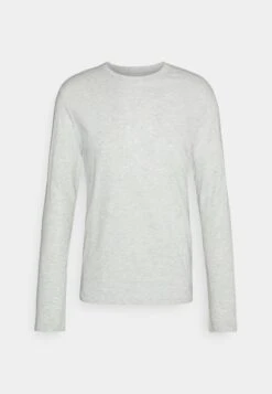 Pier One 7 PACK - Langarmshirt - Mottled Light Grey/white/mottled Dark Grey -Modegeschäft für Herren 31875945b966486087c321398a091597