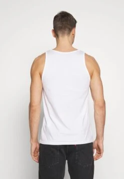 Pier One 2 PACK - Top - White -Modegeschäft für Herren 32ef162463194191b951f6fbd6f6332b