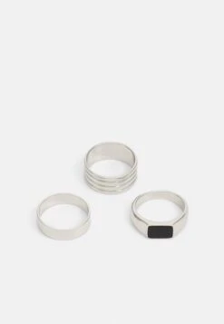 Pier One 3 PACK - Ring - Silver-coloured 13 Pier One 3 PACK - Ring - Silver-coloured -Modegeschäft für Herren 34f75fa73cba4f099f93bf370d6c44a4