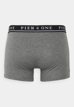 Pier One 5 PACK - Panties - Black/mottled Dark Grey -Modegeschäft für Herren 363afa71a2ae4dc49a0189dd440f8a5f