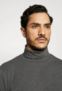 Pier One Langarmshirt - Dark Gray -Modegeschäft für Herren 3a3b542ffa82404fbec6174627bbfba6