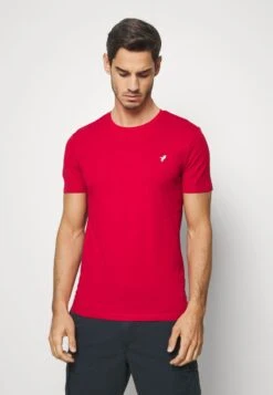 Pier One 3 PACK - T-Shirt Print - White/dark Blue/red -Modegeschäft für Herren 3b54026a10de4978b57e13a7637f37ba