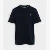Pier One PIQUE EMBRO DETAIL - T-Shirt Basic - Dark Blue -Modegeschäft für Herren 42011c2329114be1b7c169ea41330b3a