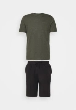Pier One Nachtwäsche Set - Black/khaki -Modegeschäft für Herren 4344377384bd49f0bb9aec4cd044c479