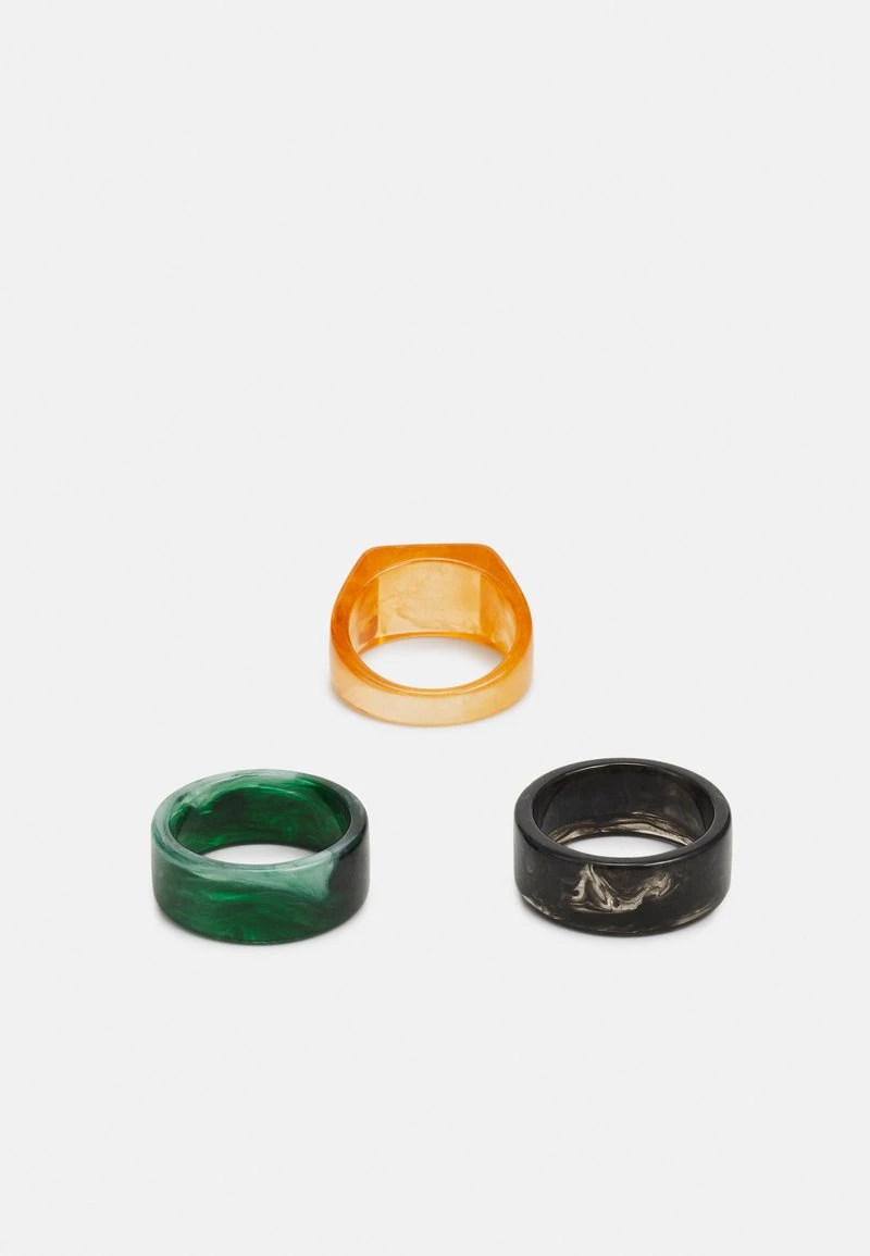 Pier One 3 PACK - Ring - Black/green/orange 4 Pier One 3 PACK - Ring - Black/green/orange – Bild 2