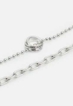 Pier One UNISEX 2 PACK - Halskette - Silver-coloured -Modegeschäft für Herren 481f26665f68431c9a9b36d3328e973c