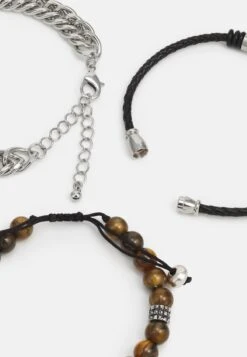 Pier One 4 PACK - Armband - Silver-coloured 9 Pier One 4 PACK - Armband - Silver-coloured -Modegeschäft für Herren 49e3c99e49904605a7ee8468e576f325