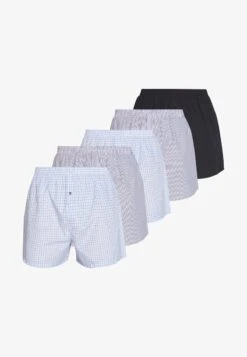 Pier One 5 PACK - Boxershorts - Dark Blue -Modegeschäft für Herren 531ac8b7783047128783f10fe20a334d