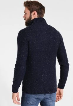Pier One Strickpullover - Mottled Dark Blue -Modegeschäft für Herren 532bb7fc4e1e4498867cb7b4e71cb354