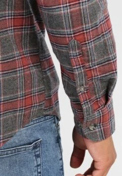 Pier One Hemd - Grey/coral -Modegeschäft für Herren 551953d0ad2d49119280dd58cb3b0bb3