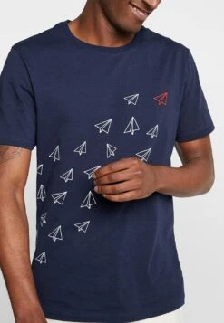 Pier One T-Shirt Print - Dark Blue -Modegeschäft für Herren 566aa9f040f3486aac0d5bcd22d22747