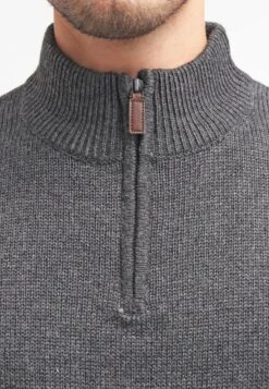 Pier One Strickpullover - Dark Grey Melange -Modegeschäft für Herren 587e1511c2034492becfe762f987b704