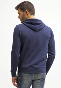 Pier One Kapuzenpullover - Dark Blue Melange -Modegeschäft für Herren 6143d5a3f9864ea4865ef773bda06c00