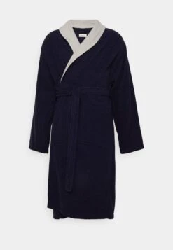 Pier One SHAWL TOWEL BATHROBE - Bademantel - Dark Blue -Modegeschäft für Herren 67f610d064e84b5daaa9a12f82d45b4b