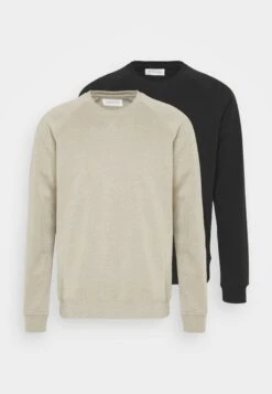 Pier One 2 PACK - Sweatshirt - Tan/black 13 Pier One 2 PACK - Sweatshirt - Tan/black -Modegeschäft für Herren 6a7cffa918a047328320e3fd00079391