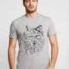 Pier One T-Shirt Print - Mottled Grey 1 Pier One T-Shirt Print - Mottled Grey -Modegeschäft für Herren 6b2a5d35469c4e41b5b31108b481ad55