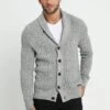 Pier One Strickjacke - Mottled Dark Grey -Modegeschäft für Herren 6b72e6eb7c8c463ebf030f5268848726