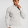 Pier One Strickpullover - 111 - Mottled Light Grey -Modegeschäft für Herren 6fd0c569626442b9bb3577440195d931