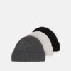 Pier One UNISEX 3 PACK - Mütze - Black/dark Grey/off-white/ -Modegeschäft für Herren 6ff45e637c064289bc89bdd981008db1