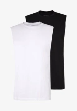 Pier One 2 PACK - Top - White/black 11 Pier One 2 PACK - Top - White/black -Modegeschäft für Herren 746ca57ae5d64a839e14f2b3a322ccb3