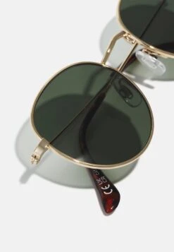 Pier One UNISEX - Sonnenbrille - Gold-coloured/green -Modegeschäft für Herren 757cc522f0d64d40943756228eeb0e2f