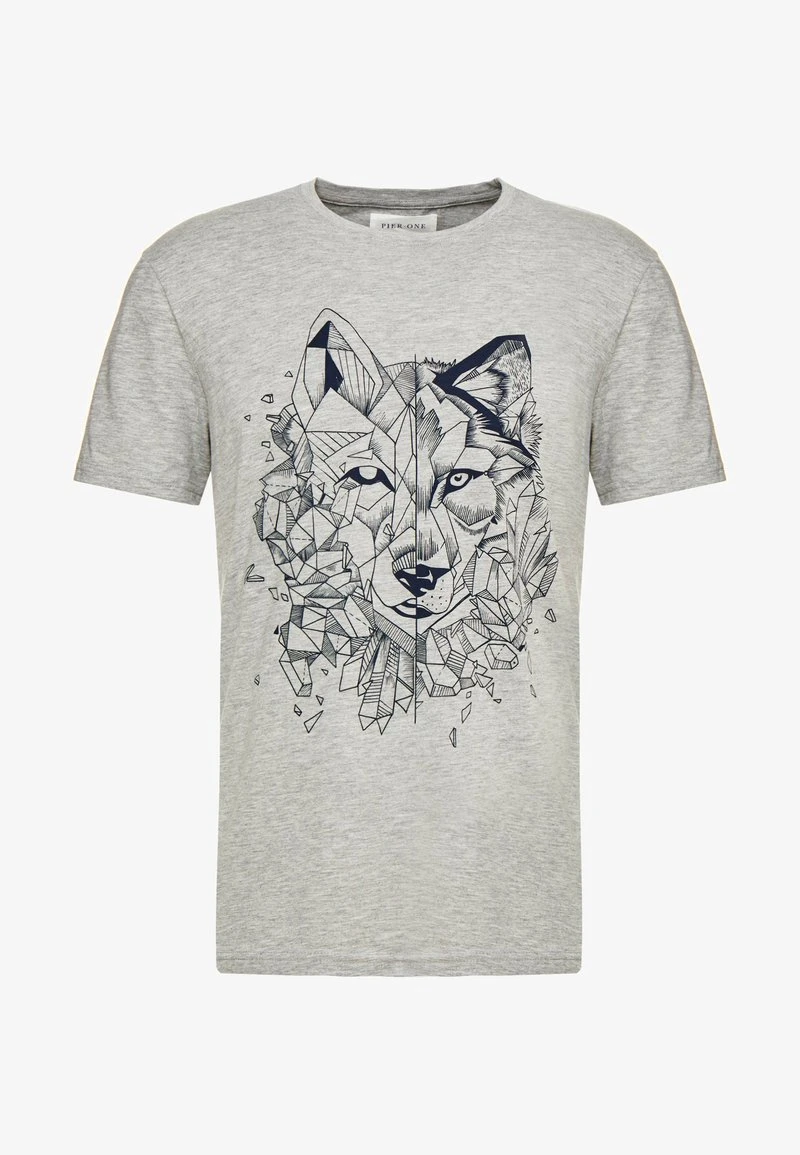 Pier One T-Shirt Print - Mottled Grey 7 Pier One T-Shirt Print - Mottled Grey – Bild 5