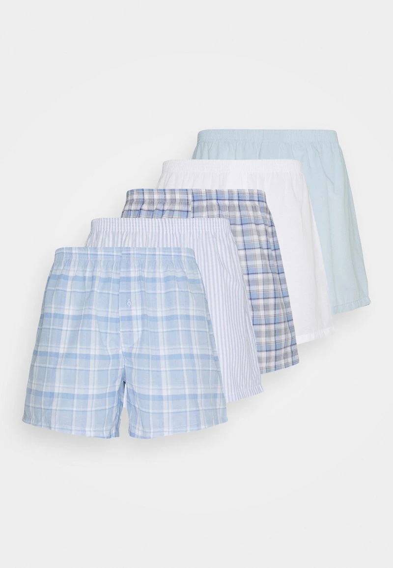 Pier One 5 PACK - Boxershorts - Light Blue/white 7 Pier One 5 PACK - Boxershorts - Light Blue/white – Bild 5