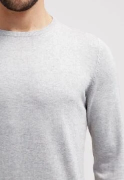Pier One BASIC CREWNECK - Strickpullover - Light Grey 11 Pier One BASIC CREWNECK - Strickpullover - Light Grey -Modegeschäft für Herren 84bce05096b94c09b9c8a396de30ba85