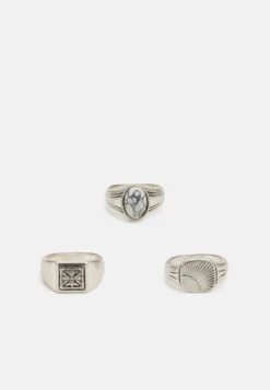 Pier One 3 PACK - Ring - Silver-coloured 11 Pier One 3 PACK - Ring - Silver-coloured -Modegeschäft für Herren 85173824d70b47e6b7a185011a75883a 1
