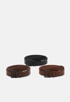 Pier One 3 PACK UNISEX - Gürtel - Black/brown /cognac -Modegeschäft für Herren 88ed98c354f84bff9b43540293b418f9 2