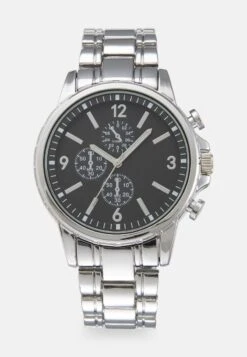 Pier One UNISEX - Uhr - Silver-coloured/black 12 Pier One UNISEX - Uhr - Silver-coloured/black -Modegeschäft für Herren 8aeb2a979ab44369a9f7a84cbc0dedd4 1