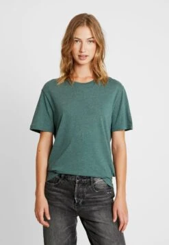 Pier One T-Shirt Basic - Green Melange -Modegeschäft für Herren 9172012019a7477d89b6d5c8e5bedb98