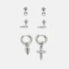 Pier One 3 PACK UNISEX - Ohrringe - Silver-coloured 2 Pier One 3 PACK UNISEX - Ohrringe - Silver-coloured -Modegeschäft für Herren 91ff65dc2d62466d9aae0c3f60ce44b7