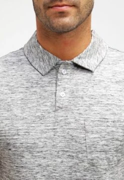Pier One Poloshirt - Grey Melange -Modegeschäft für Herren 94136ead7cb4437fb47d654cf7bba313