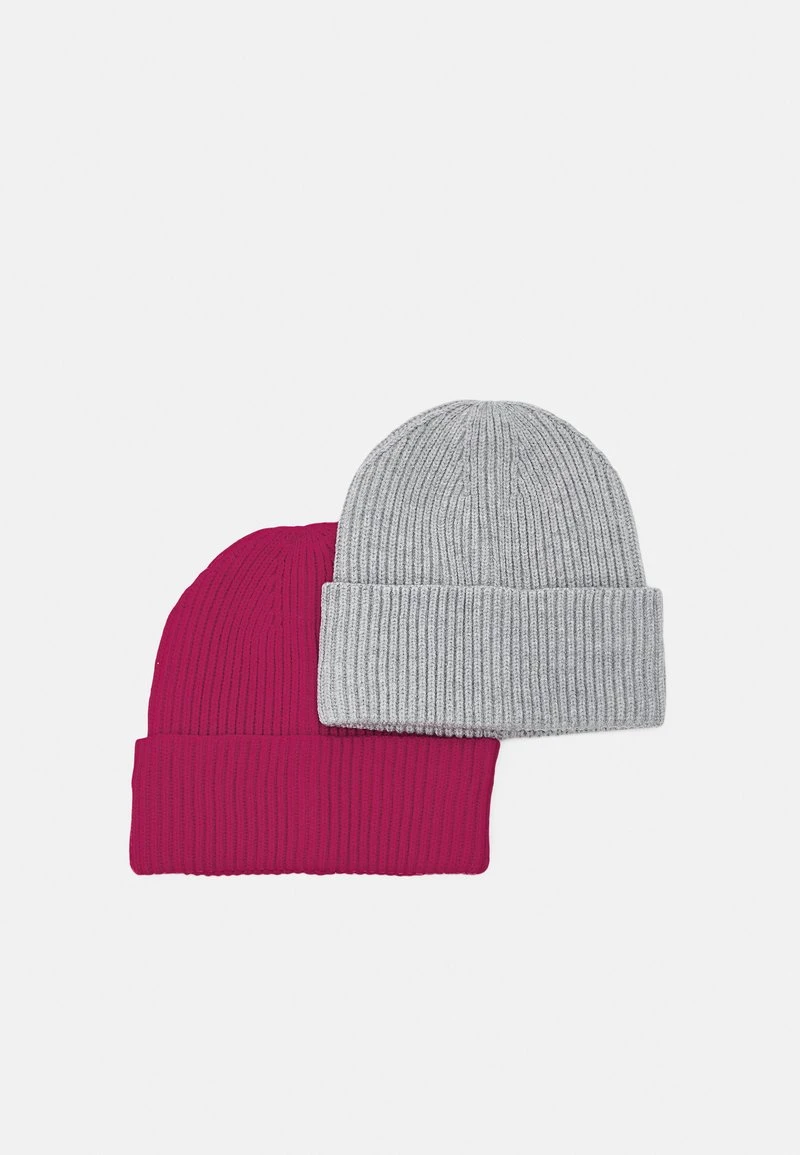 Pier One UNISEX 2 PACK - Mütze - Red/grey 6 Pier One UNISEX 2 PACK - Mütze - Red/grey – Bild 4